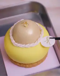 #19 Hazelnut Calamansi Entremet Assembly